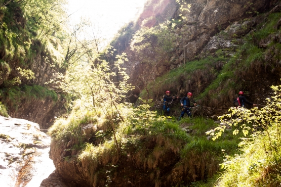 canyoning soca valley
