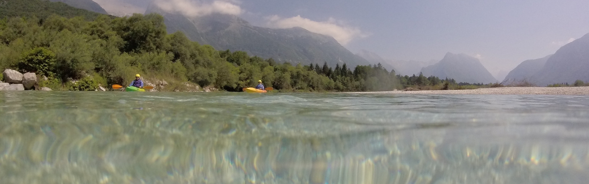 kajak bovec