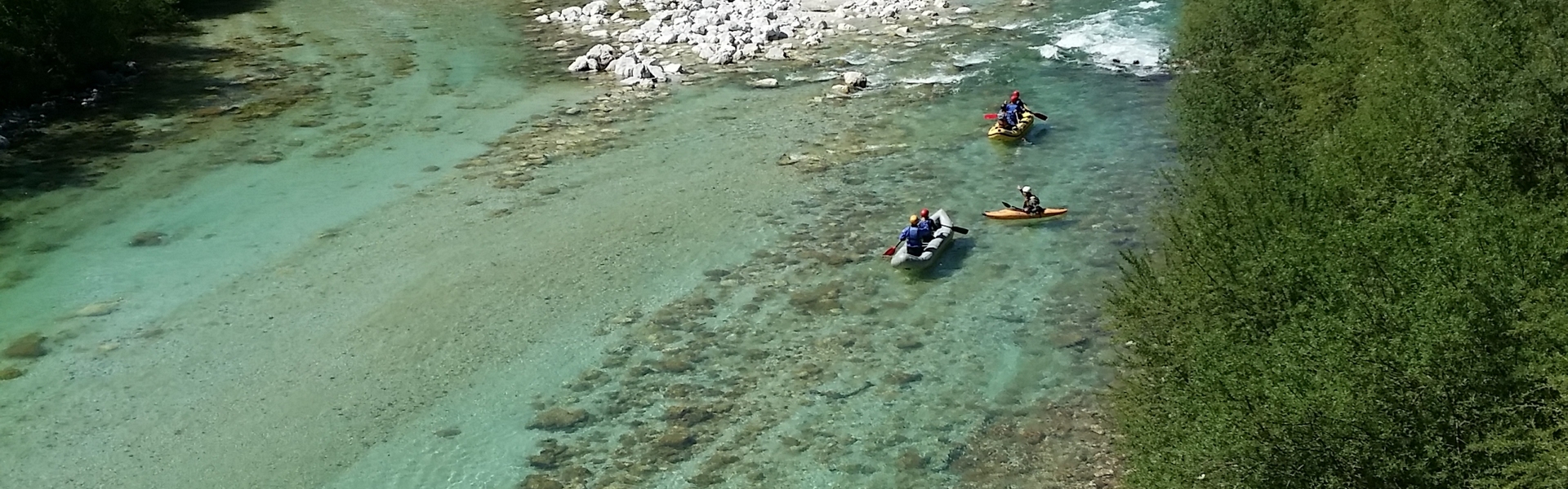 rafting soča